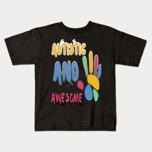 Autism Awareness T-ShirtAwesome Autism Pride Shirt Quote Cute Funny Shirt Disability Awareness Autistic Adhd Aspergers Down Syndrome Cute Funny Motivational Inspirational Gift Idea T-Shirt_by Kids T-Shirt